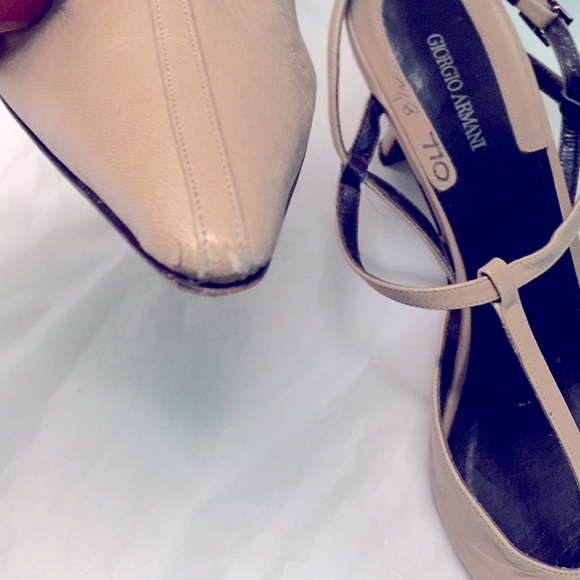 Giorgio Armani Leather Slingback’s - Picture 9 of 9